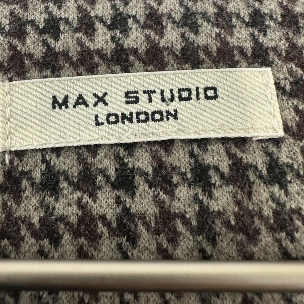 Max Studio London Houndstooth Button Front Jacket… - image 5